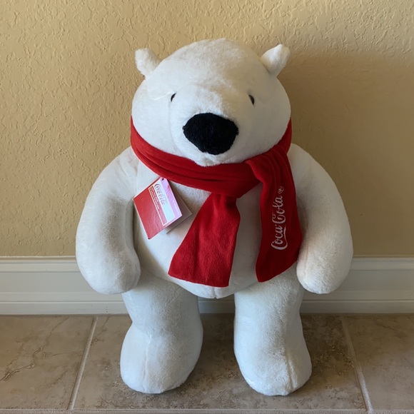 Coca-cola plush coke polar bear brand new w tags - Picture 2 of 3
